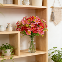 4pcs 11.02in/28cm
Artificial Daisy Mums Flowers Outdoor Plants Fake Silk Flowers No Fade Greenery Shrubs Home Wedding Office Garden Porch Décor(Rose Red) image 3