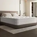 GTIMEX 7-Zonen-Taschenfederkernmatratze mit Spannbettlaken, 160 x 200 cm, 22 cm hoch, H3, atmungsaktiv, Rückenstütze, orthopädisch image 1