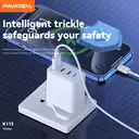 PAVAREAL K113CTC British standard A+C+C 40W charger set (dual flash charging) white image 7