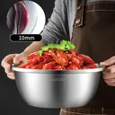 Maxcook Set of 3pcs Stainless Steel Mixing Bowl 20cm/22cm/24cm MCWS-3 image 5