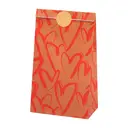 Mikirei Party Bags Sketched Hearts Red/Natural 6pcs image 1