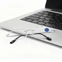 Lunettes de Lecture Sans Monture  400d (Argent) image 2
