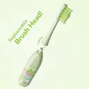 Ordo Squishmallows Kids Battery Powered Toothbrush, Soft Bristles, Extra Brush Head, Ages 4+, Battery Included, Rutabaga image 4