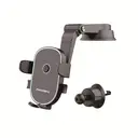 Pavarel CH75 support de voiture 2-en-1 à fixation forte avec base et pinze à arceau - Noir image 0