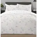 NightComfort Duvet Cover Set Vanessa Reversible Grey Double image 1