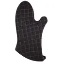Dexam Single Oven Glove Love Colour 100% Cotton Black image 0