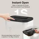 Petaboo Criseal 200MF Vacuum Dog Food Storage Container, 13 Litre,Airtight Pet Food Container, Dry Pet Food Bucket for Dogs Cats Rechargeable Sealed Food Storage Bin with lid & Measuring Scoop image 5