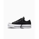 Converse Chuck Taylor All Star Lift Platform Canvas Women's Low-Top Shoes - Black image 9
