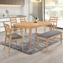 Dining Chairs Orlando Oak/Grey 2pcs image 5