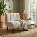 Accent Chair Lily Panelling Oatmeal image 6