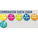 Ancol Nylon Check Chain Collar Black 50-70cm Size 5-9 image 2