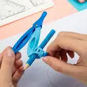 Deli Compass and Ruler Set, Includes Compass and Protractor for Precise Drawing, 1-Pack for School, Office, and Geometry Use,1Pack image 9