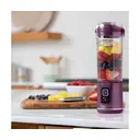 Ninja Blast BC151EUPR blender portable / mixeur à smoothie, gobelet de 530 ml, couvercle anti-fuite, sans fil et rechargeable, pulvérise la glace et les fruits, violet image 2