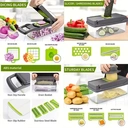 Huacan multi functional vegetable slicer, kitchen slicer, slicer, and grater image 1