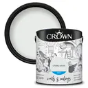 Crown Matt Emulsion Chalk White 2.5L image 0