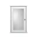 Croydex Malton White Bathroom Mirror Cabinet image 1