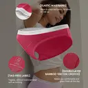 BAMBOO COOL Women's Bikini XL (5Pack) image 4