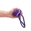 Petface Tennis Ball on a Rope Dog Toy with Handle for Fetch & Tug Games image 2