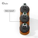 Oirlv Présentoir en Bois 3 Pièces pour Bagues – Support d’Exposition Homme/Femme, Organisateur de Bijoux pour Vitrine ou Comptoir, Porte-Alliances image 7