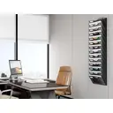 Senhoglb Porte-documents mural en maille A4 à 14 compartiments - Noir image 3