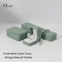 Oirlv Ring Box for Proposal Engagement Leather Jewelry Ring Gift Box 5.3*6*4.5cm 1pcs image 1