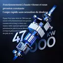 Sparoma Tondeuse Nez & Visage 3-en-1 Homme – Tondeuse Nez et Oreilles avec Tondeuse Sourcils & Précision, Moteur 7800 RPM, Autonomie 120 min, IPX7 Étanche, Lames Inox, Affichage LED, Recharge USB-C – TC-016, Noir image 6