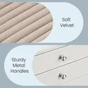 SONGMICSHOME  Jewellery Box, 8-Tier Jewellery Organiser with Drawers, Large Capacity, Jewellery Storage, Modern Style, Gift for Loved Ones, Cloud White image 6