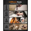 [33 € Rabatt mit Code: RT6] WOLFBOX MF50 Elektrischer Luftwedel, 110000 U/min, Hochleistung, Akku-Mini, 3-stufig verstellbar, für Auto-Reinigungswerkzeug image 4