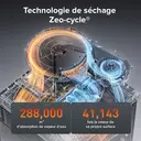 Roborock Zeo Lite Gray Lave-linge séchant avec technologie de séchage Zeo-Cycle, 10 kg de lavage, 6 kg de séchage, 27 programmes de lavage avec contrôle via application, système d’auto-nettoyage LintClear, dosage automatique image 1