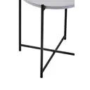 Interiors by Premier Trosa Side Table Round Black/Grey image 4
