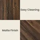 SONGMICSHOME  Kitchen Pedal Bin, 2-Compartment Recycling Rubbish Bin with Soft Close Lids, for Home, Removable Inner Buckets, Walnut image 4