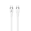 Hyper® 1M Silicone 240W USB-C to USB-C Charging Cable - White image 1