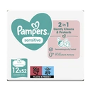 Pampers Sensitive 12x52, 624 lingettes bébé image 3