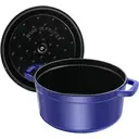 STAUB emaillen gietijzeren braadpan - 28 cm, donkerblauw image 7