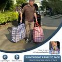 8-piece practical down comforter storage bag, space-saving, can be used to store clothes and bedding.68*50*24cm  red image 2