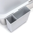 Nobleza Closed stainless steel cat litter box/With cat litter mat and cat litter scoop/L60*W40*H44cm/Grey/UKHigh-quality stainless steel, wear-resistant and scratch-resistant;Large size, more comfortable and spacious;Easy to clean, no odor;Complete accessories image 8