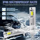 Bullvision 2pcs Pack, H1 Car LED Light, Plug-N-Play, 1:1 Mini Design, 6000K White 15000LM Brighter LED Bulbs for Cars,Headlight Bulb Design Wireless image 9