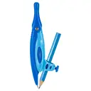 Deli Compass and Ruler Set, Includes Compass and Protractor for Precise Drawing, 1-Pack for School, Office, and Geometry Use,1Pack image 3