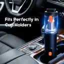 ATSHARK Mini Cordless Handheld Vacuum Cleaner, Compact Portable Car Vacuum, 10000Pa Strong Suction, Dual Mode, LED Display, Type-C Fast Charging, for Car, Home and Office, Model 2207B, Black image 3