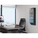 Senhoglb Porte-documents mural format A4 à 10 compartiments, Noir, Offre annuelle, Idées cadeaux image 3