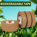 TAPEBEAR Eco-Friendly Kraft Paper Tape, 24mm x 50m 6, 6rolls image 6