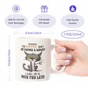 Alphynix Mug Grumpy Cat générique Mon café et moi avons un moment, JE M'OCCUPERAI DE VOUS PLUS TARD mug chat boire café cadeau pour ami, sœur, maman de chat, buveur de café, propriétaire de chat céramique, 33cl,Le cadeau de la saint-valentin, cadeau d’anniversaire image 6
