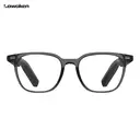 LAWAKEN AI Chat City Classic AI Smart Audio Glasses, 128 Languages Real-Time Translation, AI Note for Meeting Summary, AI agent of ChatGPT Gemini Claude, Waterproof, Lightweight, Long battery, Prescription Lenses, 5.3 Bluetooth, Hands-Free Wearable, Open-Ear Music & Calls, for ios android, Standard Size, for Daily Use image 3