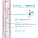 LÄCHEN RM-T8B Brosse à dents électrique sonique avec 4 têtes de brosse - Rose image 1