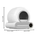 Blinkit Smart Automatic Cat Litter Box (APP Controlled) — 65L Large Capacity, Self-Cleaning & Deodorizing, Multiple Cleaning Modes & Security Identification System, Ultra-Quiet Operation, Suitable for 1–8 kg Cats, MSP-01 image 8