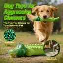 Blinkit Medium and Large Dog Bite Resistant Interactive Chewing Toy Natural Rubber Nylon Double Layer Structure Suitable for Fetch Training Outdoor Play NL01038 image 5