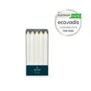 Spaas Dinner Candles Household Unscented Ivory 10pcs image 2