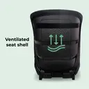 My Babiie MBCS23 High-Back Booster R129 Car Seat with ISOFIX - Quilted Black image 5