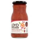 Loyd Grossman Tomato & Red Wine Pasta Sauce 350g image 1