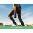 POWCAN by Meoky 26oz Dual-Opening Sports Water Bottle with Carry Handle –Light Green, New Year Sale , Top gift picks image 6